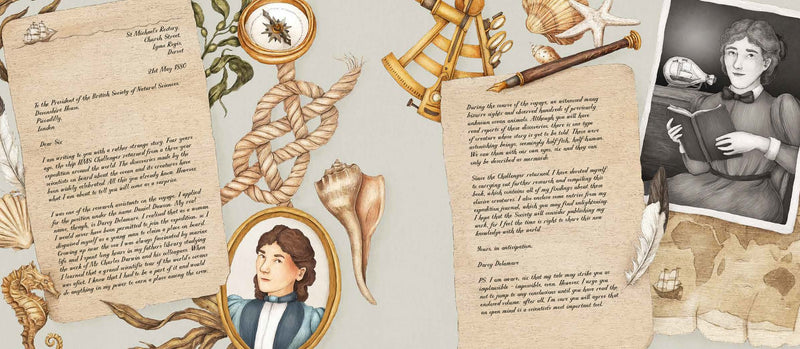 A Natural History of Mermaids (Hardcover) by Emily Hawkins & Jessica Roux 5yrs+