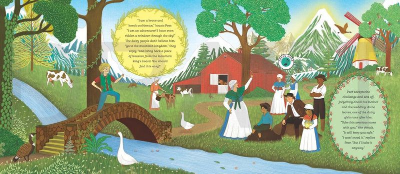 The Story Orchestra In The Hall Of The Mountain King (Hardcover) by Edvard Grieg, Jessica Courtney Tickle Musical Book Kids Book 5yrs+