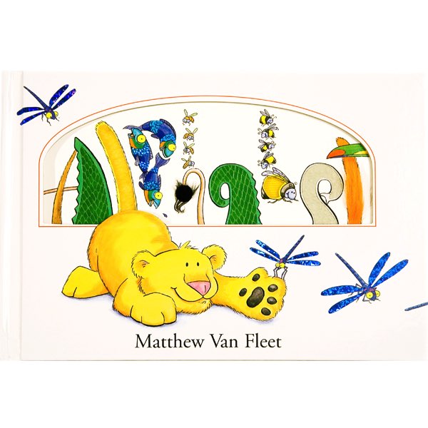 Alphabet (Hardcover) by Matthew Van Fleet Early Literacy Gift Book Kids Interactive Picture Book Best Seller