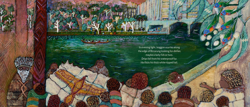 Wilam: A Birrarung Story (Board Book) by Andrew Kelly, Aunty Joy Murphy, Lisa Kennedy, First Nations Kids Book Australian Authors