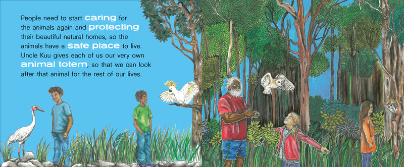 Animals on Country: Let's Look After the Animals with Uncle Kuu (Hardcover) by Victor Steffensen First Nations Kids Book