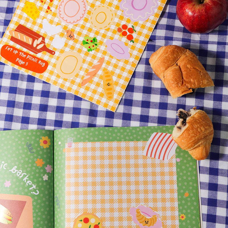 Picnic In The Park Sticker Activity Book with 340 Stickers (Paperback) by Journey Of Something Travel Toys