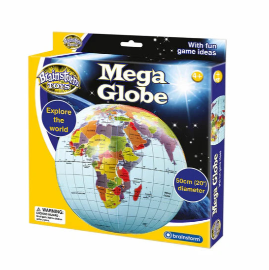 Brainstorm Toys Mega Inflatable Globe 50cm Early Science STEM Toys 4yrs+