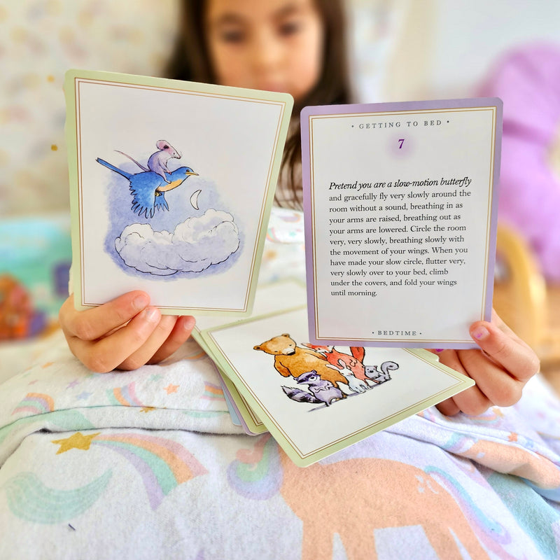 eeBoo Centering Cards Bedtime Mindfulness Early Literacy Best Seller 3yrs+