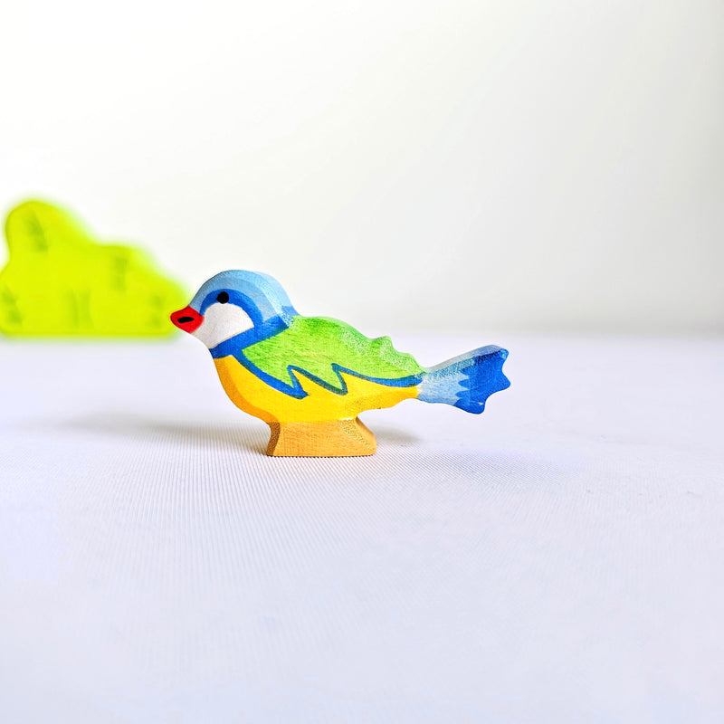 Holztiger Bluetit Wooden Animals 3yrs+