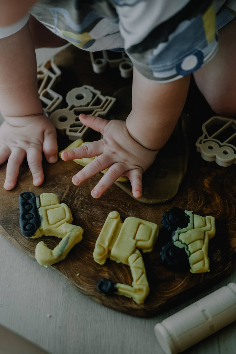 Kinfolk Pantry Construction Eco Cutter Set Playdough Sand Toys Art and craft for kids 3yrs+