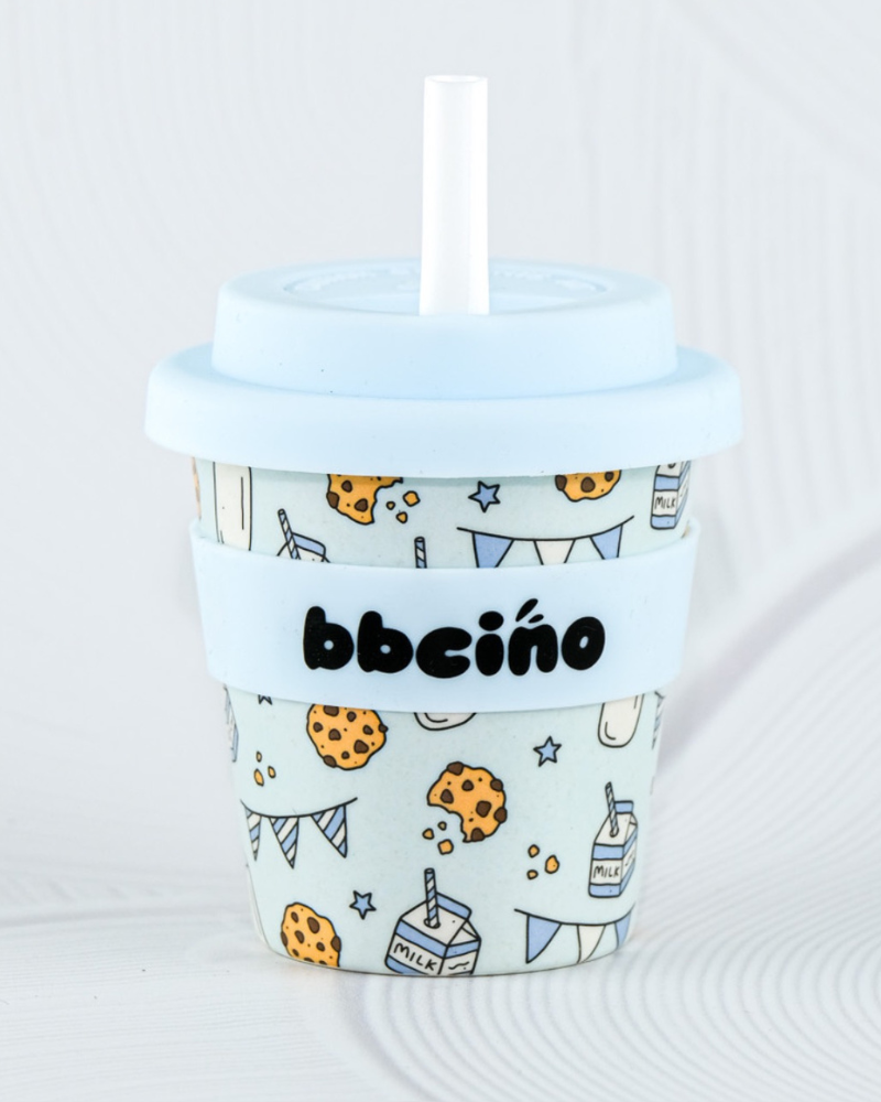 BBcino Tough Cookie in Blue 120ml Babycino