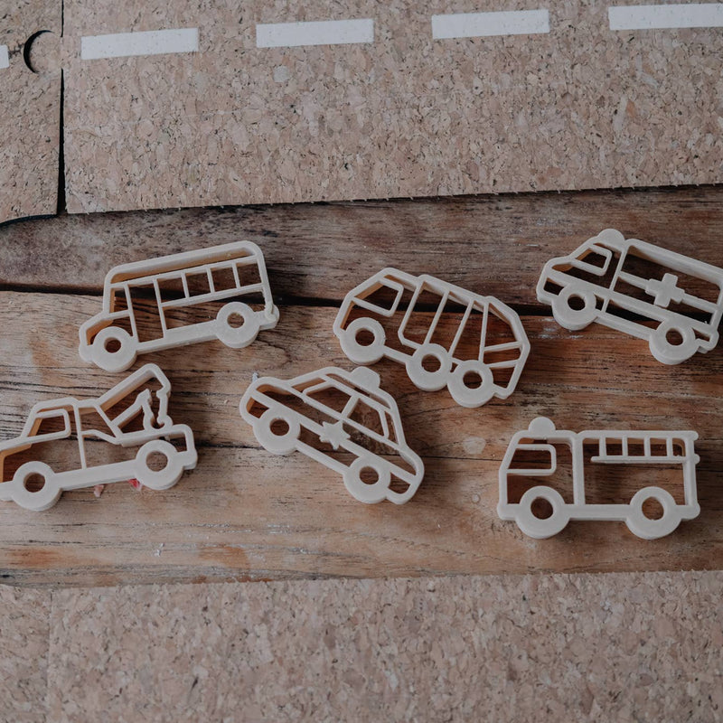 Kinfolk Pantry Service Vehicle Eco Cutter Set Playdough Sand Toys Art and craft for kids 3yrs+