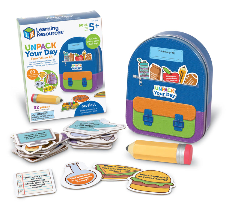 Learning Resources Unpack Your Day Conversation Kit 5yrs+