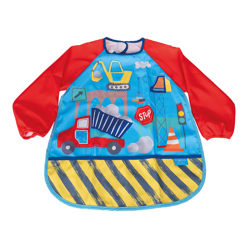Floss & Rock Playtime Waterproof Apron Construction Mess Play Practical Life Materials 2-6yrs