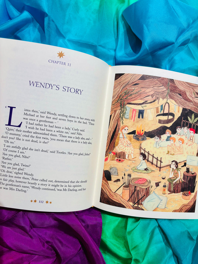 Peter Pan and Peter Pan in Kensington Gardens by J.M. Barrie and Leire Salaberria Gift Idea for 8yrs+