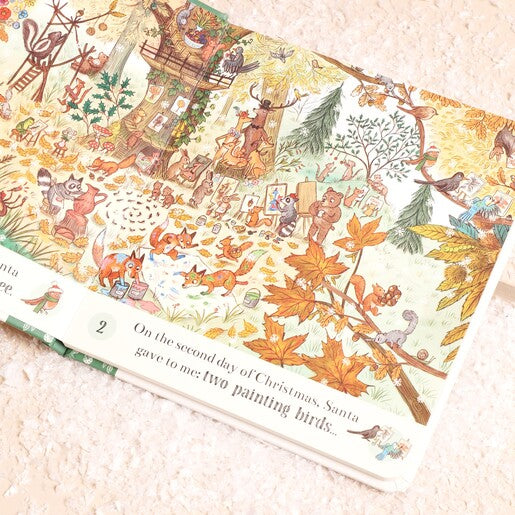 The Twelve Days of Christmas (Board Book) by Rachel Piercey Kids Picture Book Christmas Range