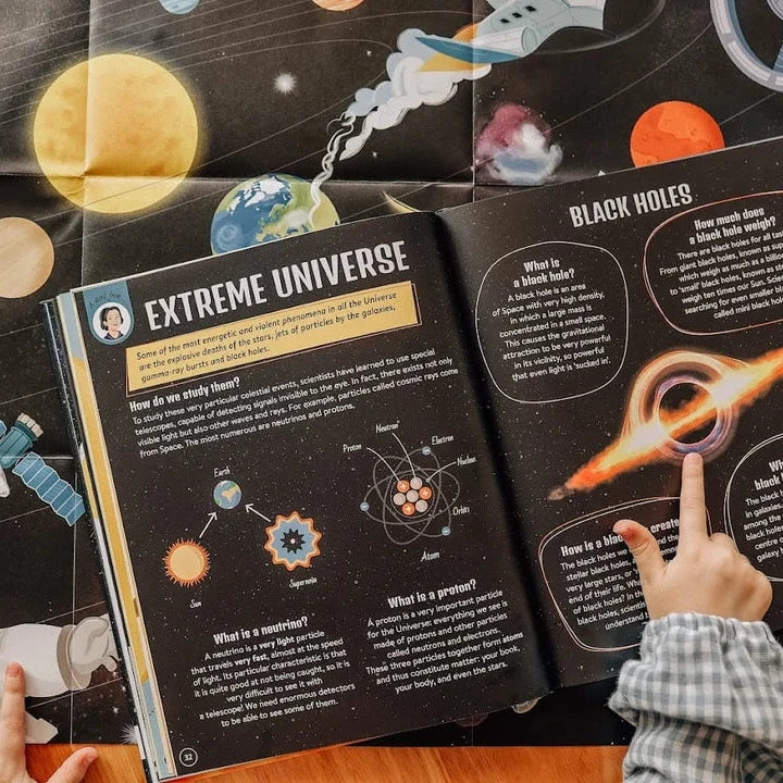 What How and Why Space Book and Poster by Sassi Educational Science STEM Book 6yrs+