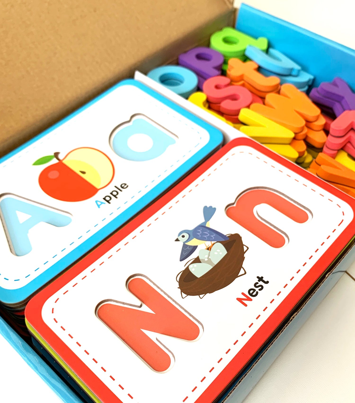 Curious Columbus ABC Flashcards and Magnetic Letters Early Phonics Lit ...