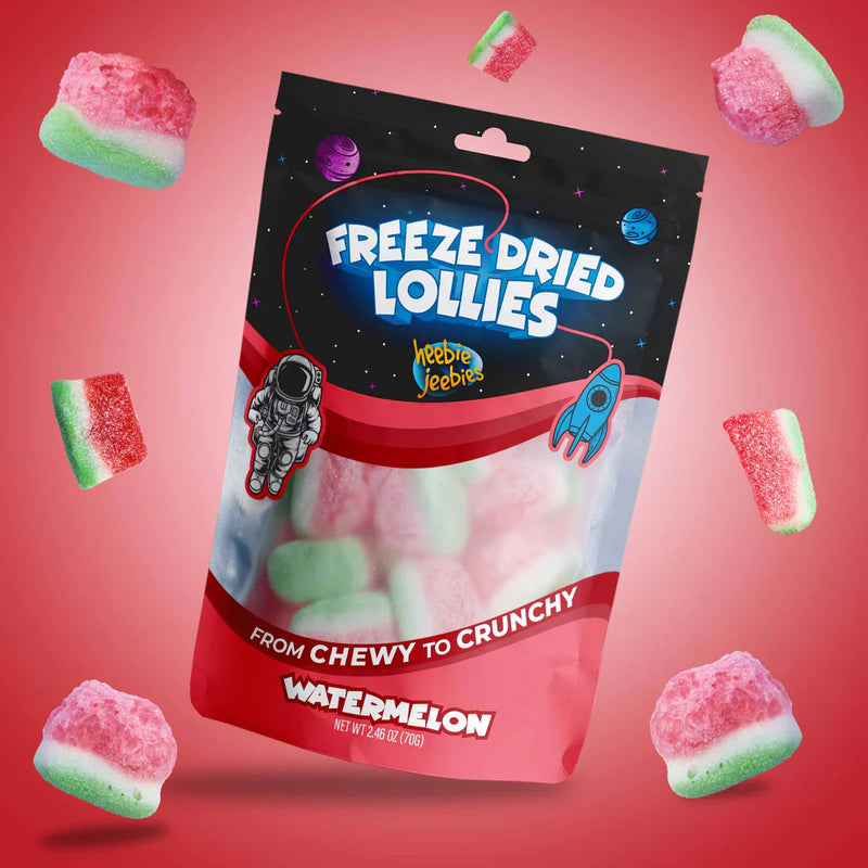 Heebie Jeebies Freeze Dried Candy Watermelon & Sour Worms Retired