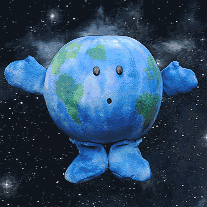 Celestial Buddies Little Earth 15cm Baby Toddler Plush Toys Baby Gifts Idea Early Science Baby Gifts Idea Best Seller 0m+
