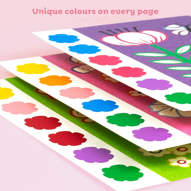 Tiger Tribe Paint A Picture Set Butterflies and Flowers Watercolour Paint ravel Toys Art and Craft for Kids 4yrs+