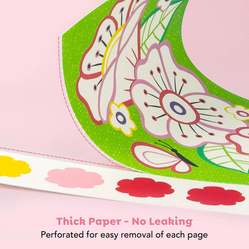 Tiger Tribe Paint A Picture Set Butterflies and Flowers Watercolour Paint ravel Toys Art and Craft for Kids 4yrs+