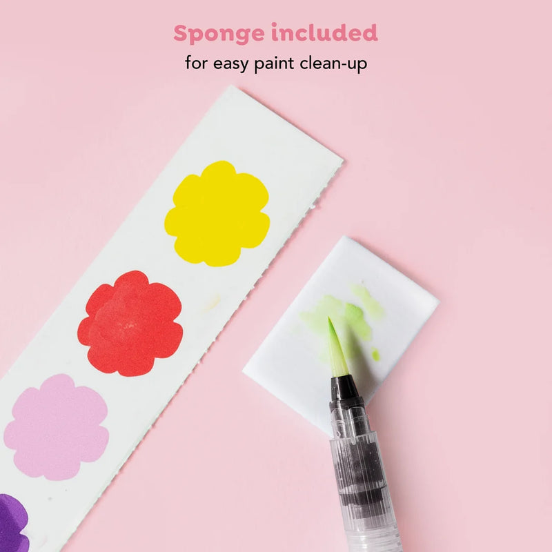 Tiger Tribe Paint A Picture Set Butterflies and Flowers Watercolour Paint ravel Toys Art and Craft for Kids 4yrs+