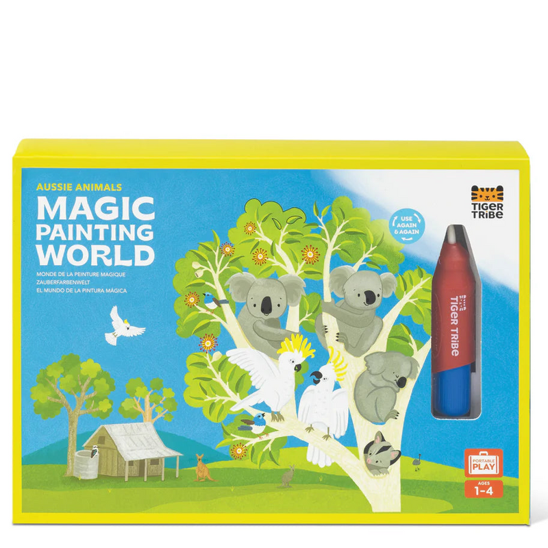 Tiger Tribe Aussie Animals Magic Water Painting World Australian Animal Art and Craft for kids 12m+