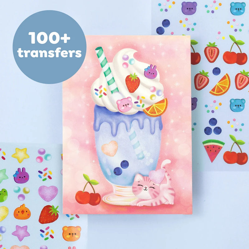 Tiger Tribe Transfer Magic Ice Cream Dreams Art and Craft for Kids Travel Toys 4yrs+