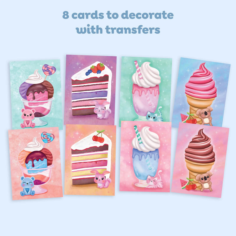 Tiger Tribe Transfer Magic Ice Cream Dreams Art and Craft for Kids Travel Toys 4yrs+