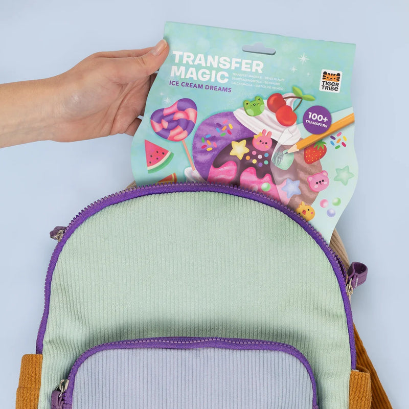 Tiger Tribe Transfer Magic Ice Cream Dreams Art and Craft for Kids Travel Toys 4yrs+