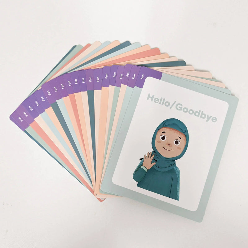 Baby Auslan Sign Language Flash Cards 35pcs by Springtime Education Australian Sign Language Early Literacy Communication Skills NDIS Learning Resources 8m+