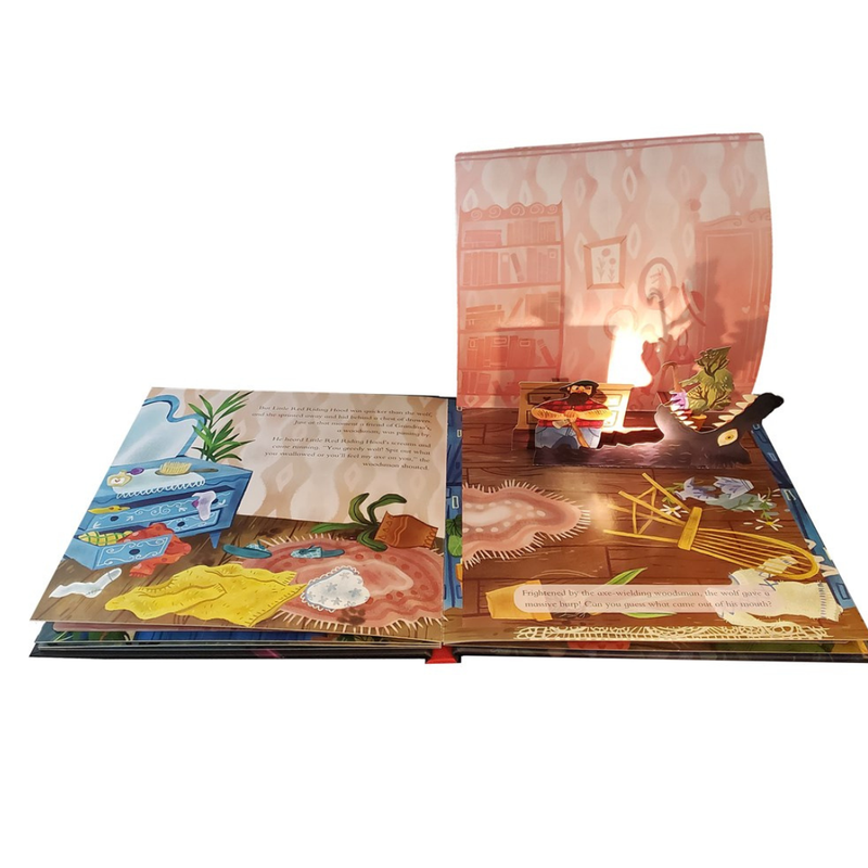A Pop-Up Shadow Story Little Red Riding Hood (Hardcover) by Eve Robertson The Classic Children Story Book