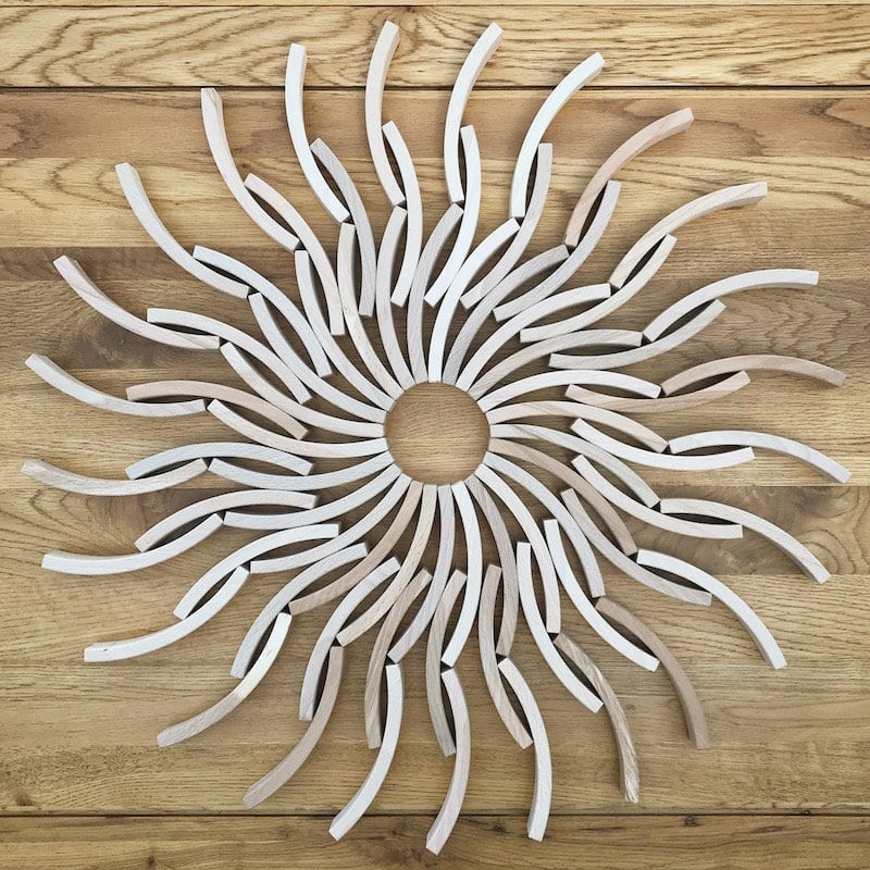 Abel Blocks Mini 66pcs Wooden Building Blocks STEM Toys for 6yrs+