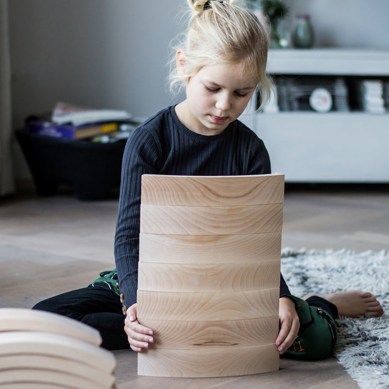 Abel Blocks 24pc Wooden Building Blocks STEM Toys 3yrs+