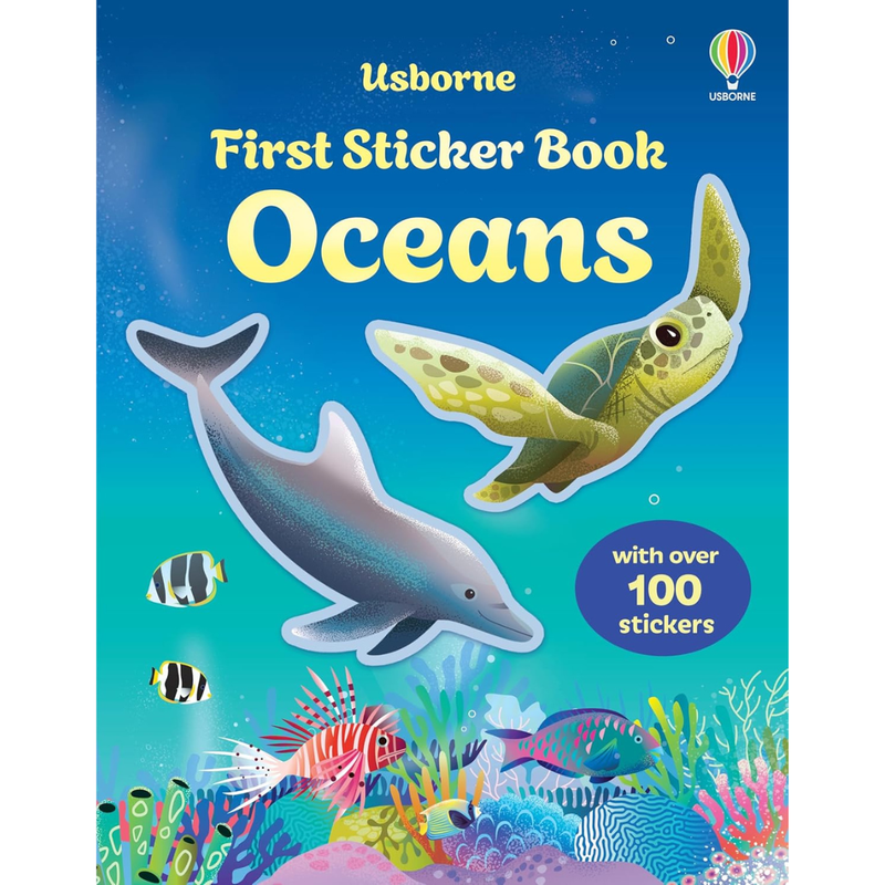 Usborne First Sticker Book Oceans with 100 Stickers (Paperback) by Alice Beecham Travel Toys