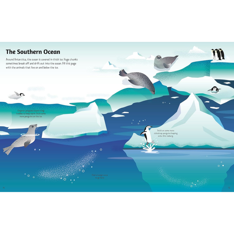 Usborne First Sticker Book Oceans with 100 Stickers (Paperback) by Alice Beecham Travel Toys