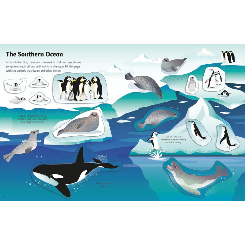 Usborne First Sticker Book Oceans with 100 Stickers (Paperback) by Alice Beecham Travel Toys