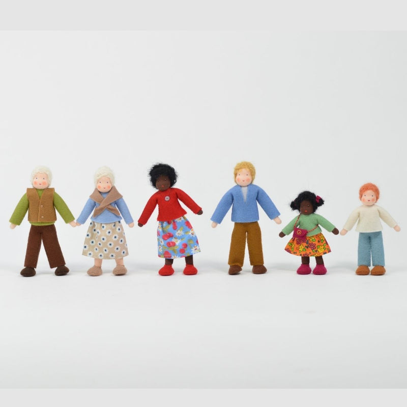 Doll House Doll Pretend Play Family Father 13cm Hand Made by Ambrosius 3yrs+