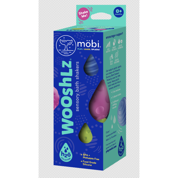 Wooshlz Sensory Bath Shakers by Mobi Baby Sensory Toys Baby Gifts Idea Baby Toys 0m+