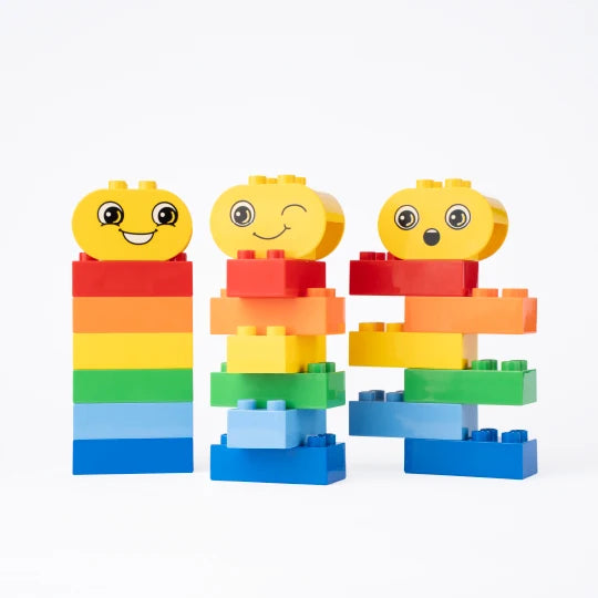 Dimples the Littlest Dinosaur Book and Bricks Set by Yay4Play Early Literacy Building Blocks 3yrs+
