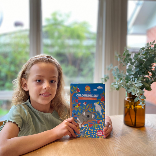 TigerTribe Colouring Set Aussie Animals Activity Book Art and craft for kids 4yrs+