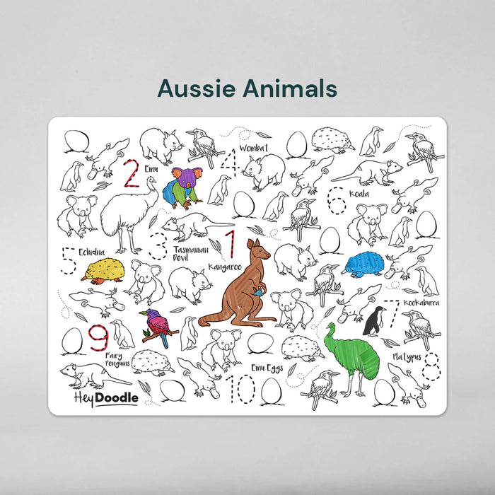 Hey Doodle 123 Aussie Animals 3yrs+
