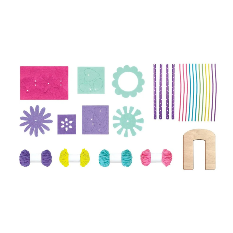 Avenir Pom Pom Bouquet Flower Kit Art and Craft for Kids Gifting Idea for 6yrs+