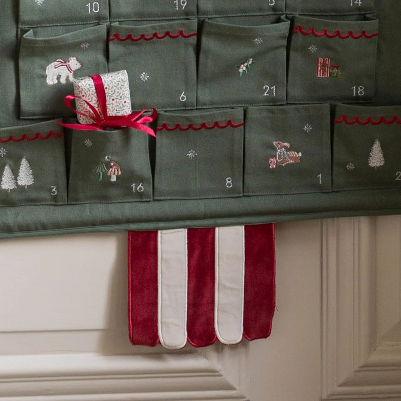 Christmas Fabric Advent Calendar Christmas Tree by Avery Row 110x72cm Room Decor Christmas Range