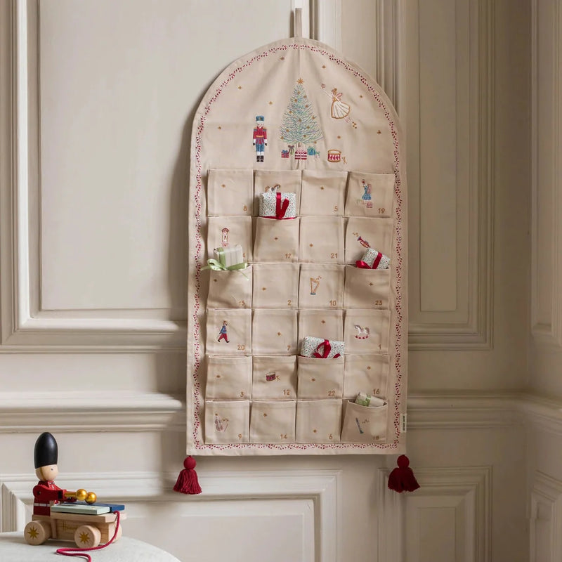 Christmas Fabric Advent Calendar The Nutcracker by Avery Row 95X49cm Room Decor Christmas Range