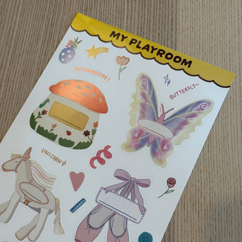 Limited Edition Enchanted Dreams Waterproof Decal Sticker Sheet