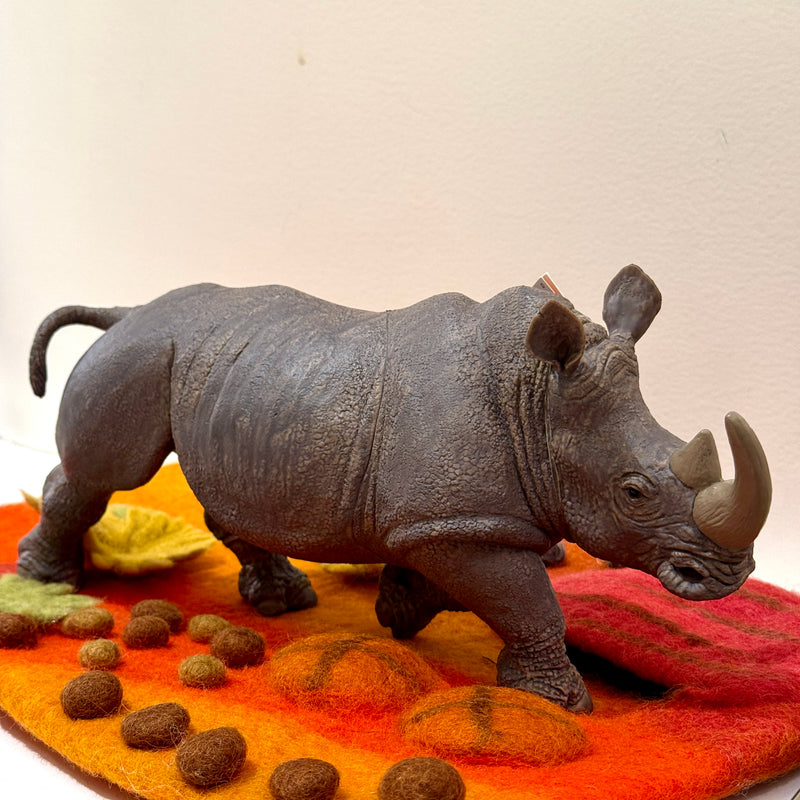 White Rhino Extra Large Figurine by Safari Ltd Safari Collection Animal Figurines 3yrs+