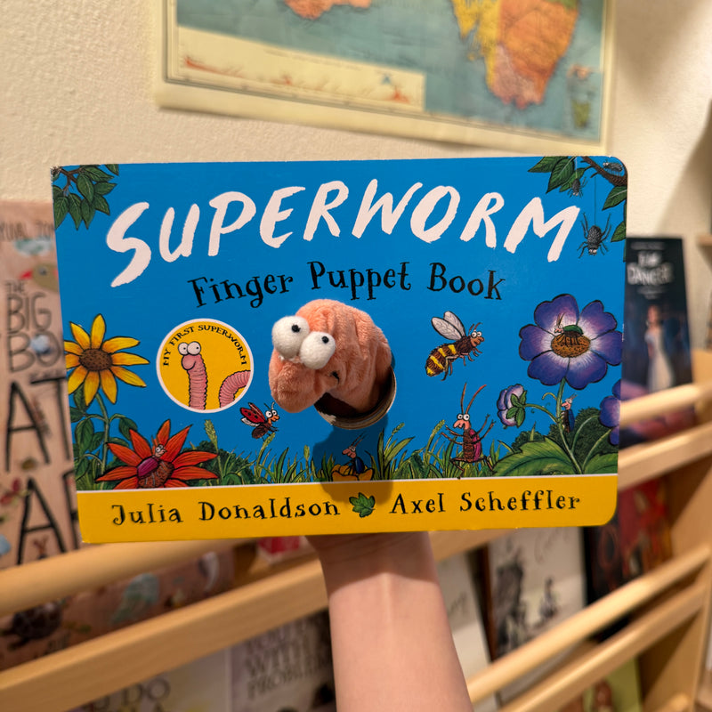 Superworm Finger Puppet Book (Board Book) by Julia Donaldson, Axel Scheffler Kids Picture Book