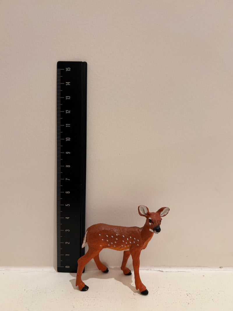 Whitetail Fawn Figurine by Safari Ltd Woodland Collection Animal Figurines 3yrs+