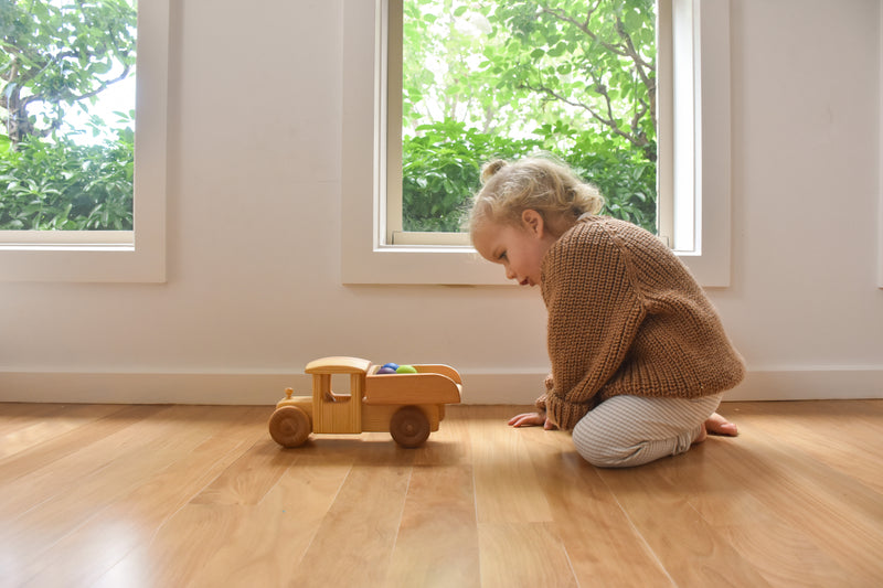 Debresk Big Tipping Truck Wooden Toy Car Best Seller 3yrs+