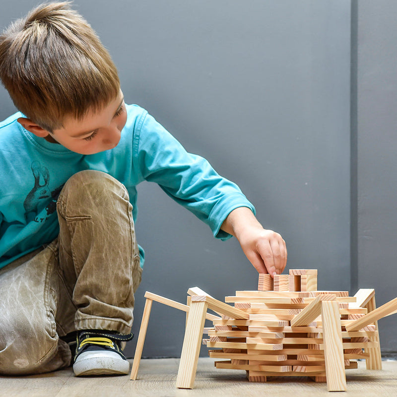 Kapla 200 Natural Planks in a Box Wooden Toys Building Blocks Best Seller 3yrs+