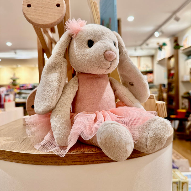 Steiff Cuddly Hoppie Ballet Rabbit in Pink Tutu The Best Quality Soft Plush Toy 30cm