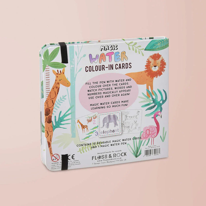 Floss & Rock Magic Water Colouring Jungle Interactive Book Art and Craft for Kids 3yrs+